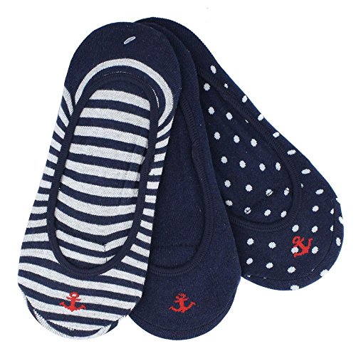 Image of Sperry Women's Microfiber No Show Liner Socks - 3 Pair Pack - Lightweight Casual Micro Liners