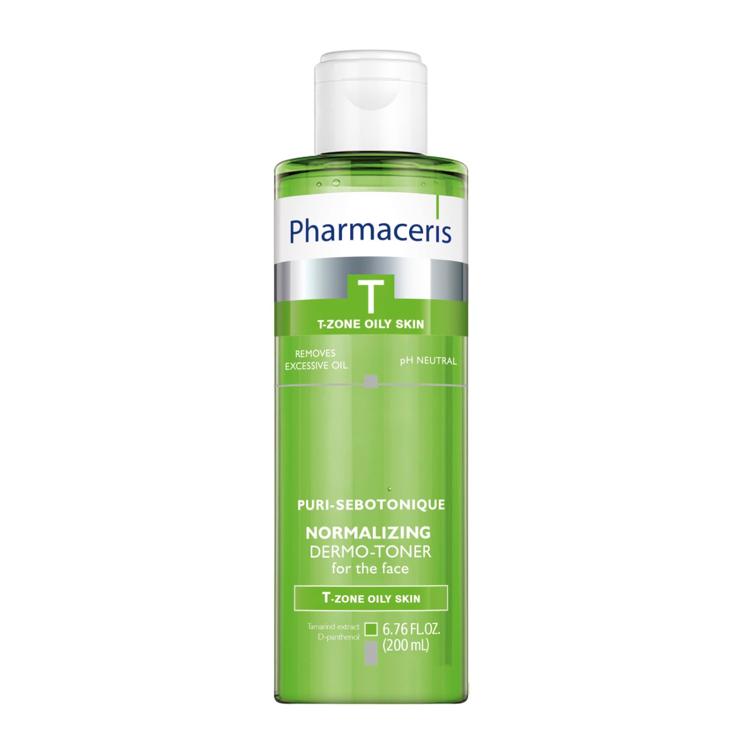 PharmacerisBalancing Face Toner - Reduces Shine, Refreshes, Normalizes Oily & Sensitive Skin, Removes Sebum & Makeup, Helps Refine Pores, Gentle Alcohol-Free Astringent, Puri-SEBOTONIQUE, 6.76 fl oz
