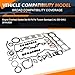 COPACHI G4KJ Engine Cylinder Head Gasket Seal Set 22311-2GGB0 for Hyundai Tucson and Kia Sportage 2015-2020 G4KJ 2.4L GDI Engines 209102GA02