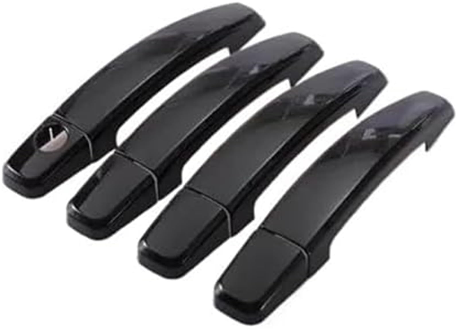 ZAPYVET Exterior Door Handle Cover Door Handle Covers Stickers, for Opel, Meriva, for Insignia, for Zafira, for CORSA, Antara, for Mokka, Ampera(Black)