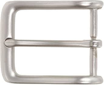 1 1/2" Nickel Free Single Prong Belt Buckle - Rectangular Zinc Alloy Buckle For 38mm Belts, Antique Silver/Brass