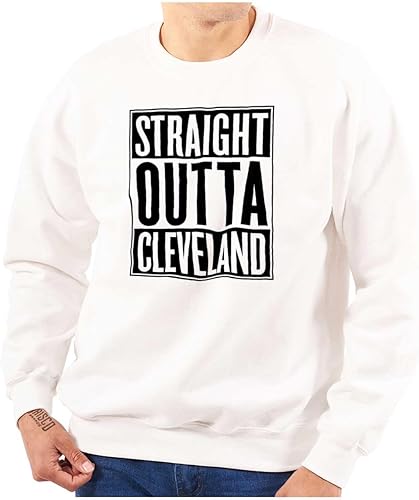 Miniatura 7 de Clásico Teaze Straight Outta Cleveland Ohio Souvenir Womens Mens Crew Sudadera