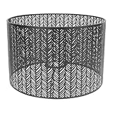 Accessoire de décoration pour lampe : abat-jour ajouré, très chic et original, élégant et joli, abat-jour en fer