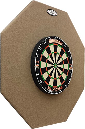 Dart-Stop 36 inch Tan Octagon Pro Dart Board Back Board | Wall Protector | Dartboard Surround - Thumbnail 2