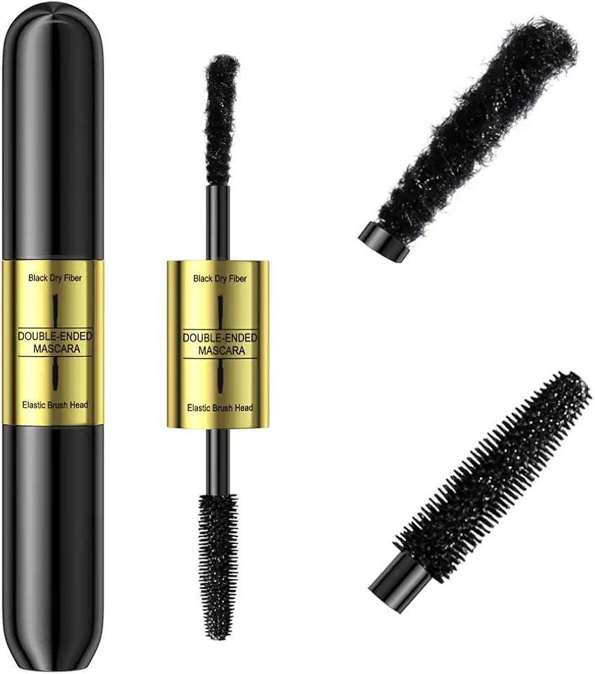 Máscara Para Cílios Com Fibras, Preta. Contém Microfibras Para Alongar E Dar Volume Máximo Aos Cílios, Proporcionando Um Efeito De Curvatura Impecável.