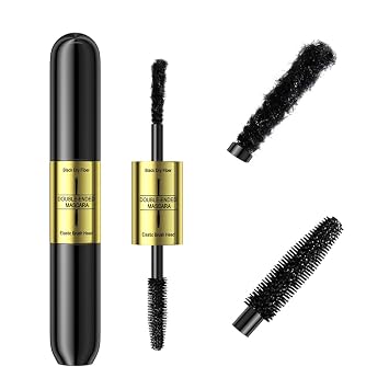 Fiber-infused Mascara, Black Tiny Fibers included Mascara to Extend and Elongate Eyelash, for Maximum Volume and Curl Effect by Linble