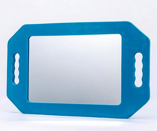 Miniatura 2 de Espejo de mano grande con doble mango - Espejo rectangular de mano con mango - Equipo ligero de peluquería y accesorios de peluquería