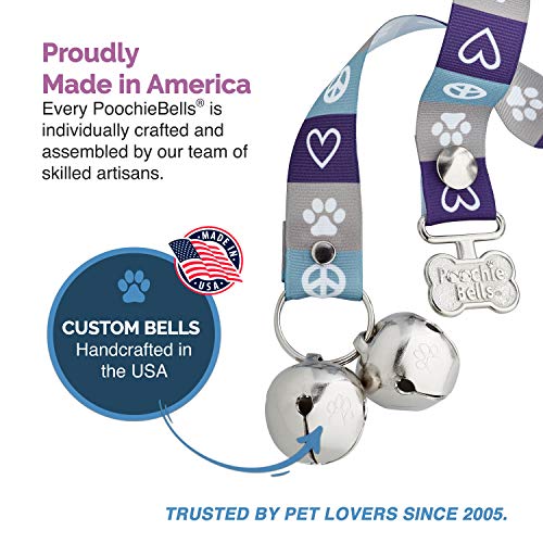 Sonnette de porte pour chien PoochieBells : éducation propre rapide