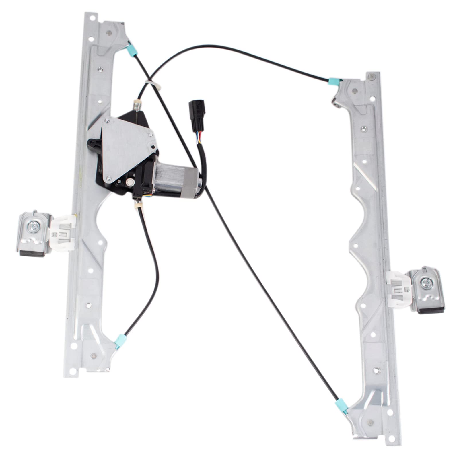 TRQ Front Left Power Window Regulator &amp; Motor Assembly Drivers Side Compatible with 2006-2010 Jeep Grand Cherokee