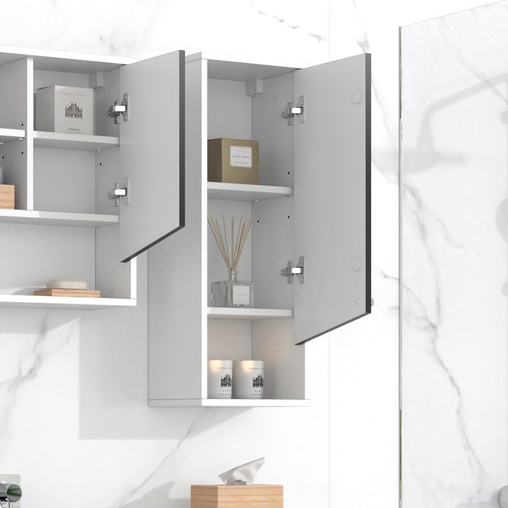 Armoire de salle de bain Irida Anthracite/blanc 30x79cm Vicco