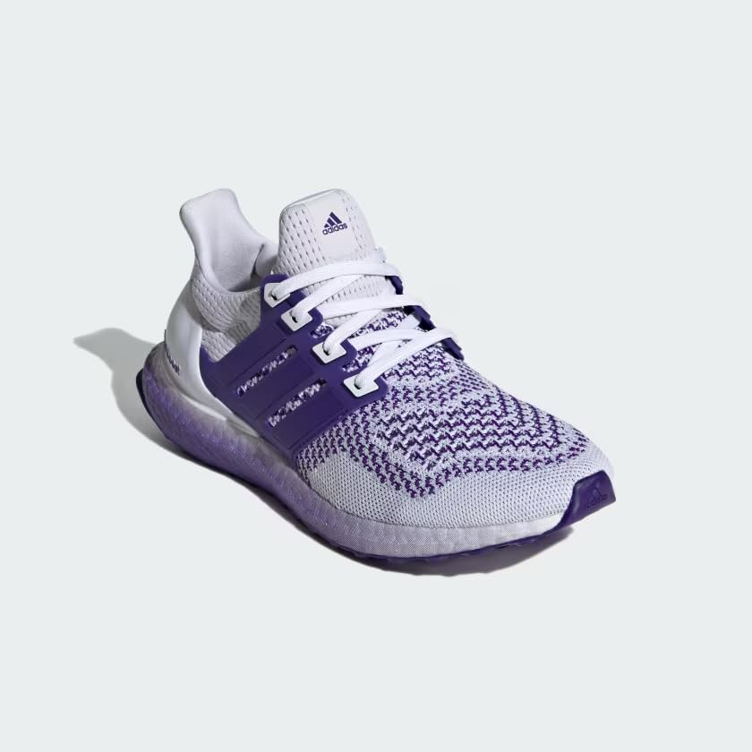 adidas Women's Ultraboost 2023 1.0 Running Shoes, Cloud White/Energy Ink/Collegiate Purple, US 7.5 W2