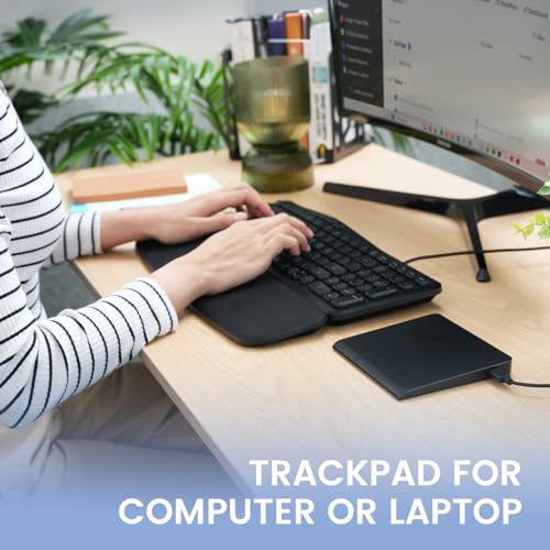 Image of Perixx PERIPAD-506 Wired USB Touchpad - Slim Detachable Design for Desktop & Laptop - 5.31x4.57x0.55 Inches - Black