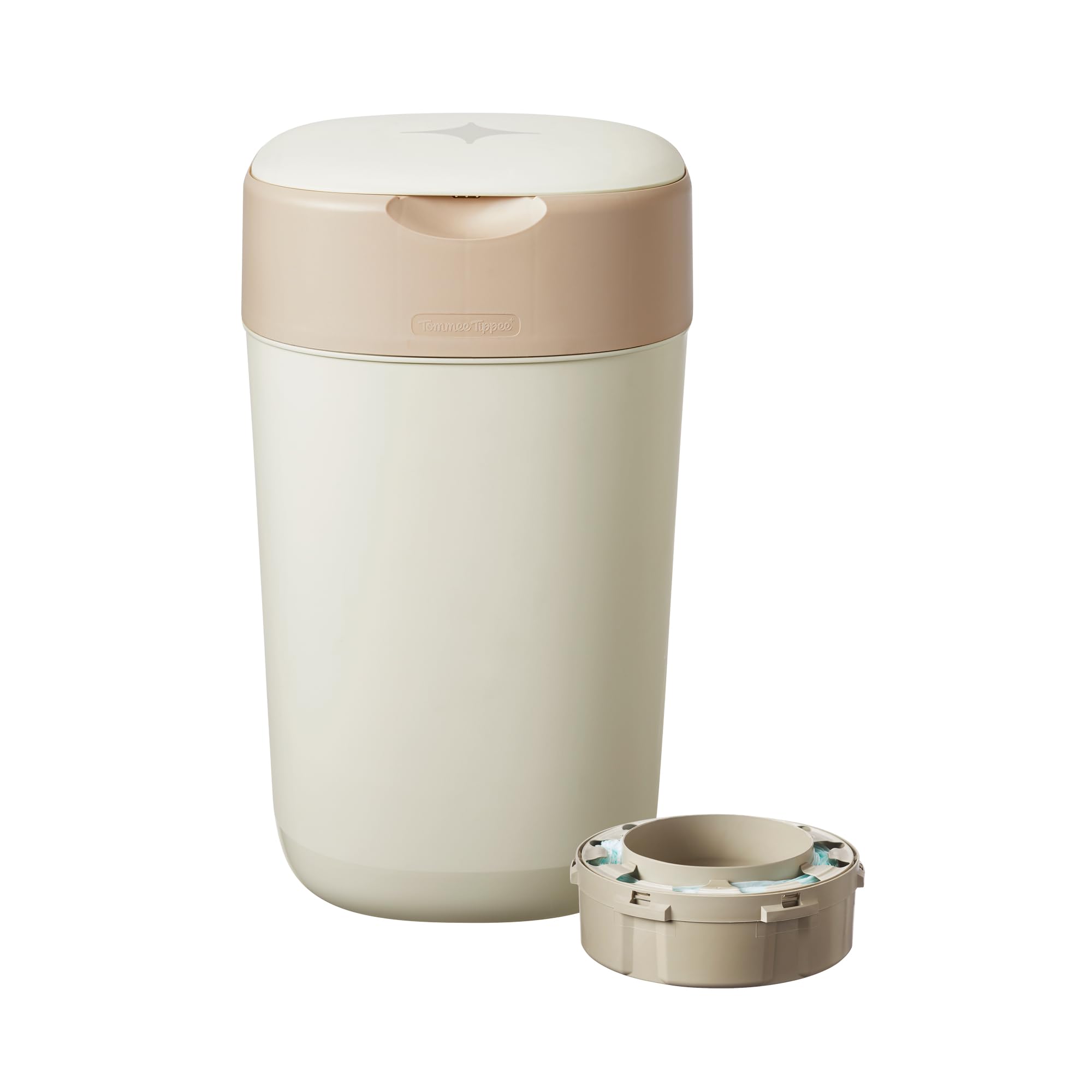 Tommee Tippee Mangiapannolini Twist & Click, + 1 Ricarica da 10,5 m, Crema