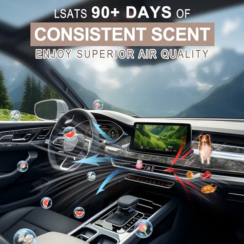 Image of L'odeur Vill Car Fresheners, 2Pack Vent Clips Car Diffuser, Up to 180 Days Long Lasting - Encounter