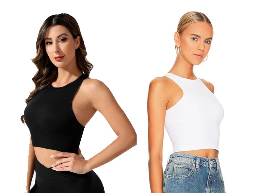 Image of Women's Stylish & Premium Cotton Tank Top & Crop Top for Women