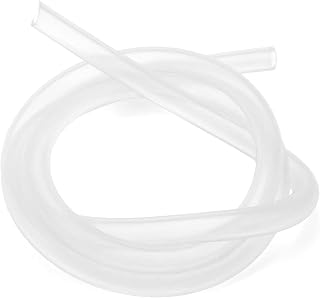 1 Meter Peristaltic Pump Tube, Flexible Silicone Rubber Tubing, Clear Tube, High Temp Kink-Free Hose Tube for Pump Transfer(6.4mm*9.6mm), Various Pumps and Accessories