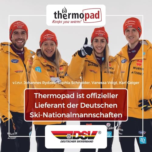 10 Paar THERMOPAD Sohlenwärmer (erhältlich in 5 Größen) - DAS ORIGINAL: 10er-Box mit Wärmepads (Einlegesohle) für 8 Stunden Wärme I Fußwärmer Pads I Extra warme Wärmesohle S für Schuhe & Skischuhe