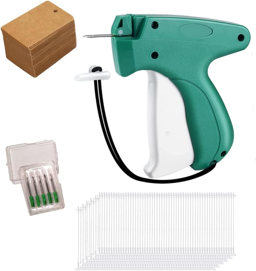 HopingMore Tag Gun with 1500 Standard Fasteners & 6 Needles for