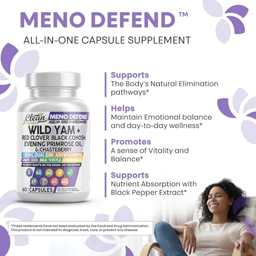 image for Clean Nutraceuticals Clean Nutra Wild Yam Root Capsules with Red Clove