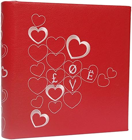TIHBMAN The couple like India clever creative album album 6 inch 4D insert type gift album,Red LV4D200