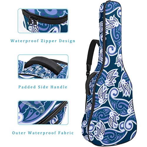 Étui de protection rembourré pour guitare acoustique classique, Multicolore 06, 42.9×16.9×4.7 in, Organiseur de sac - Les Beatles, Paul McCartney, John Lennon, RIngo Starr, George Harrison Étui de protection rembourré pour guitare acoustique classique, Multicolore 06, 42.9x16.9x4.7 in, Organiseur de sac – Image 5