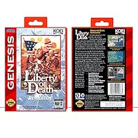 Algopix Similar Product 4 - Liberty or Death  Sega Genesis  Game