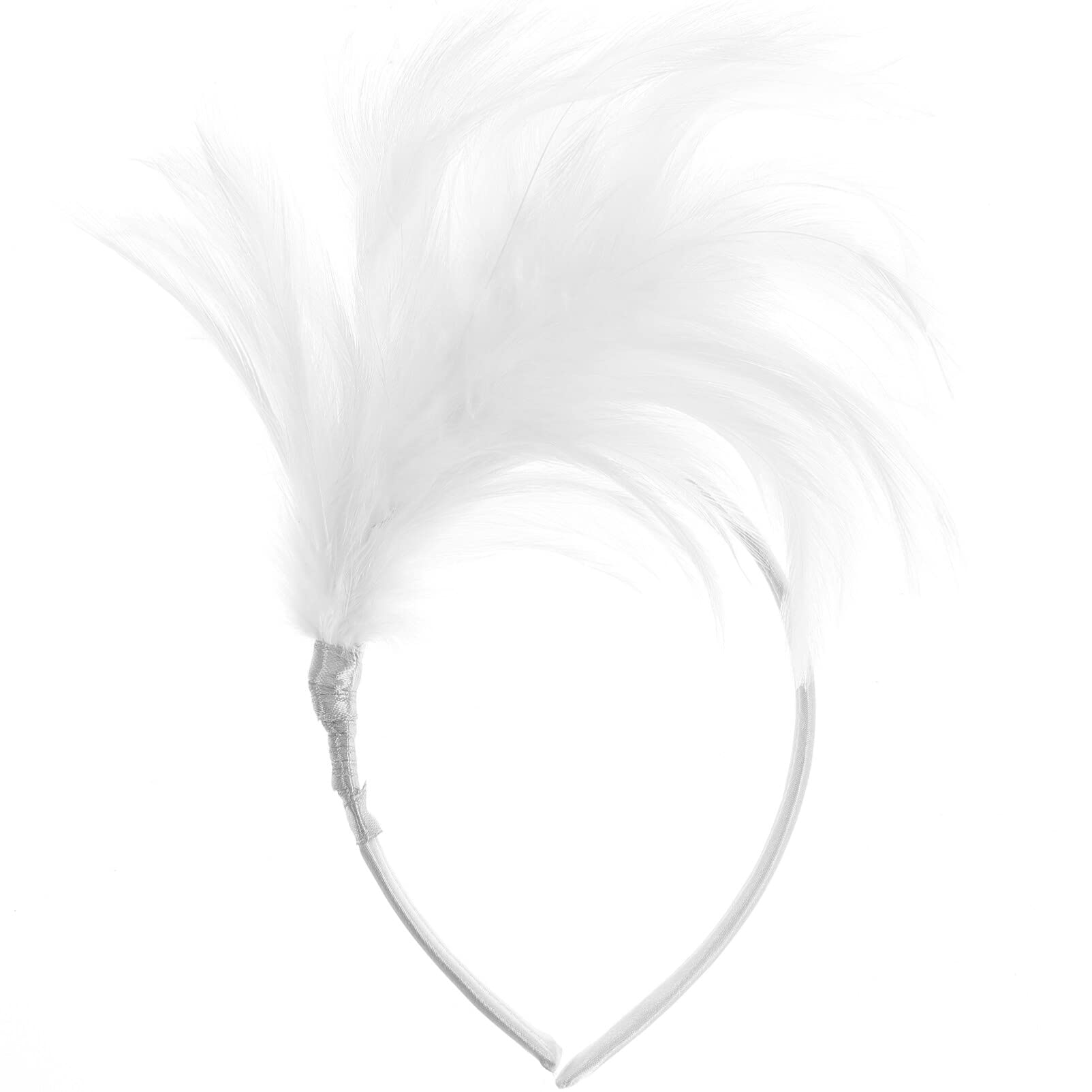 Lurrose -tête avec plumes pour femme