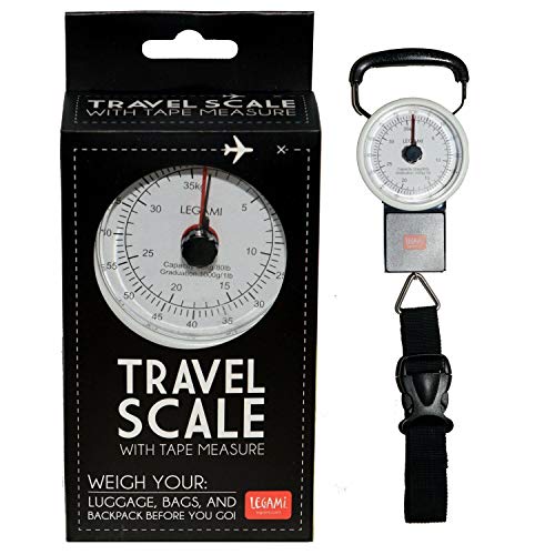 Preisvergleich Produktbild Legami Ts0001 Gepäckwaage, 15 cm, Schwarz (Nero)