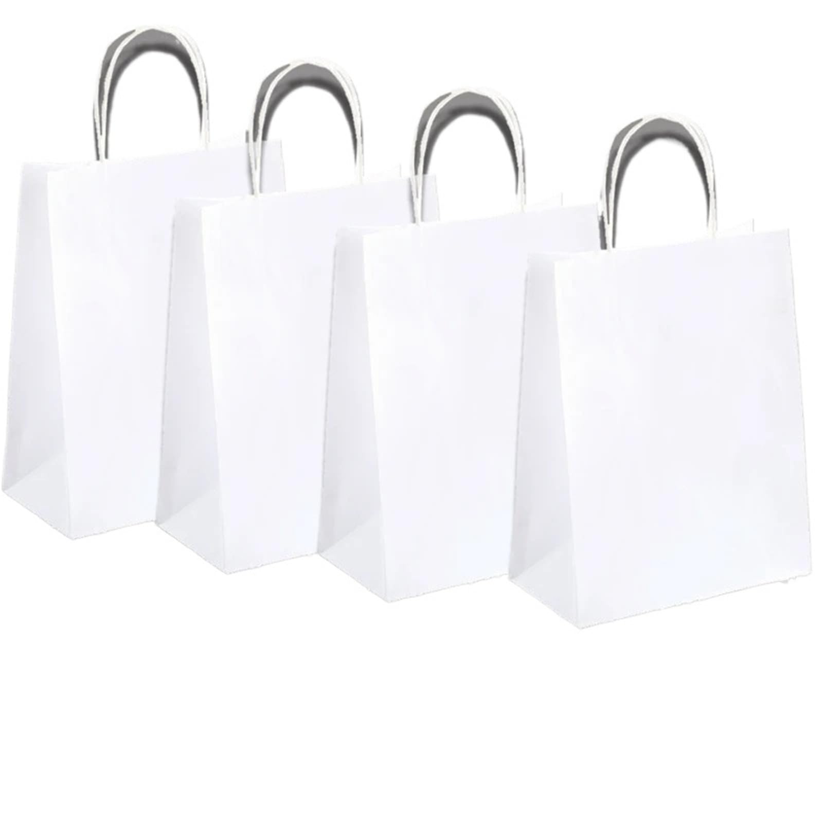 Geschenktüten Großhandel 10/30/50PCS weiße Papiertüte