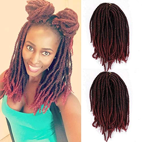 BE 4pcs One Pack Synthetic Goddness Nubian Twist Braids Hair Small Curl Twist Braiding Hair Extension