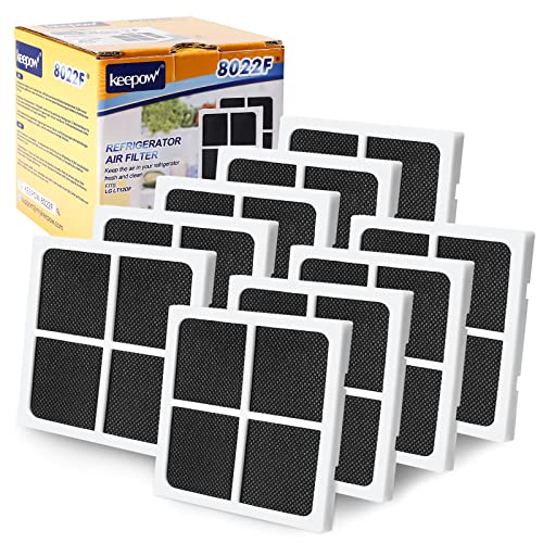 Keepow LT120F Refrigerator Air Filter Replacement for LG LT120F Kenmore Elite 469918, 9918, ADQ73214402, ADQ73214403, ADQ73214404, ADQ73334008-9 Pack