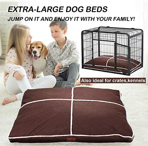 AIFY Dog Bed Pillow, Reversible Dog Bed with Removable and Washable Sherpa Cover Warm Dog Mat for Medium and Large Dog… - Image 8