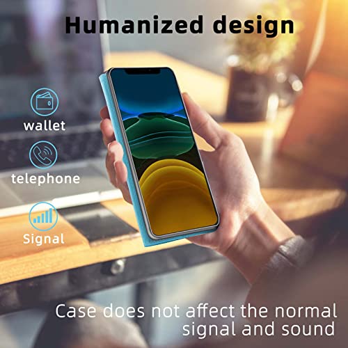 Etui iPhone 11 Pro Max MONASAY coque bleu clair idéale pour vos déplacements - 5