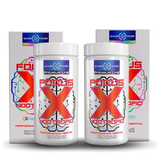 Kit 2x - Focus X 120caps Nootropic formula com Neumentix nootrópico