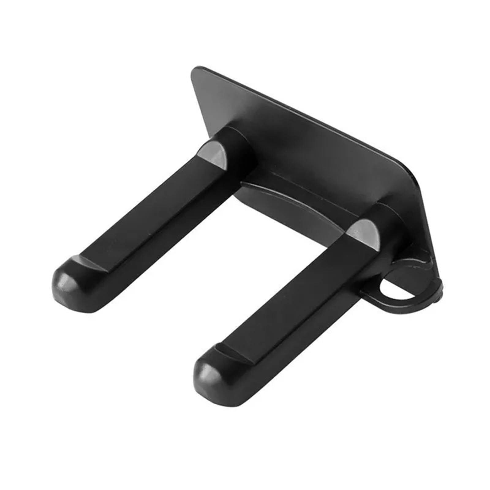 2 Pezzi Porta asciugacapelli in plastica da Parete, autoadesivi Senza punzonatura, Ripiani for l'organizzazione di scaffali for la casa per Il Bagno, Il Barbiere(Black)