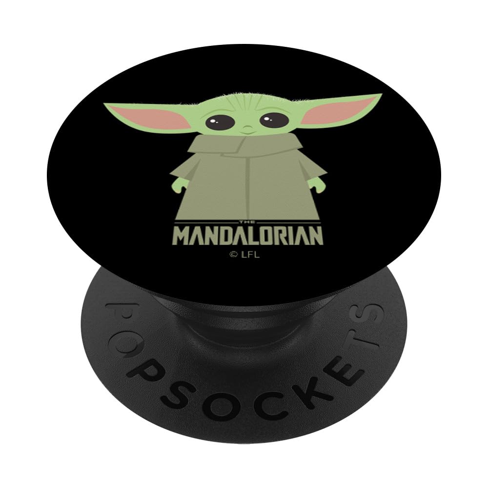Star Wars The Mandalorian The Child Simple Stance Portrait PopSockets Standard PopGrip