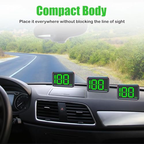image for Yenblow GPS Digital Speedometer for Car MPH, Universal HUD Speed Meter