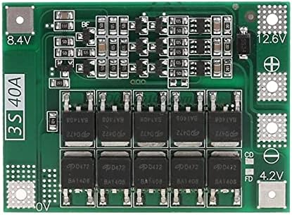 Replacement Part For 3S 11.1V 12.6V 40A W/Balance 18650 Li-ion Lithium Battery BMS Protection Board Enhanced/Balanced Version - (Color: Enhanced Version)