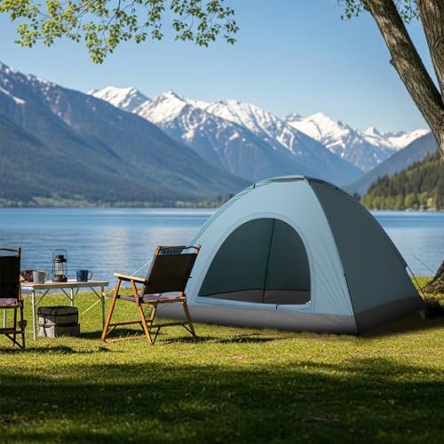 Carpa dome para camping 4 personas Outvita impermeable miniatura 5