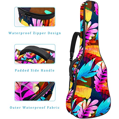 Sac à dos imperméable pour guitare acoustique – Motif épais et doux – Avec housse de guitare classique, Couleur 2, 42… - Les Beatles, Paul McCartney, John Lennon, RIngo Starr, George Harrison Sac à dos imperméable pour guitare acoustique - Motif épais et doux - Avec housse de guitare classique, Couleur 2, 42… – Image 5