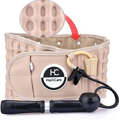 JINGBO Cinturón De Descompresión Lumbar Soporte Espalda Masaje para Alivio del Dolor...