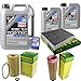 Produktbild QR-PARTS 69345658 Filter Set Inspektionspaket 7 Liter Motoröl Top Tec 4600 5W-30 MANN-FILTER Innenraumfilter Luftfilter Ölfilter