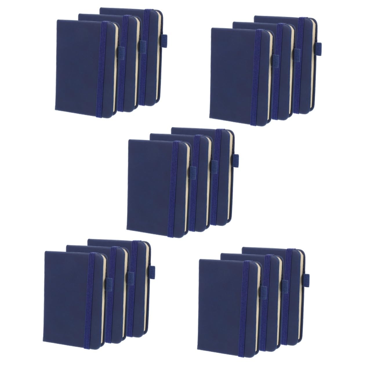 Uonlytech 5 Ensembles Bloc-notes Portable Bloc-notes De Poche Taille Petit Doublé Mini Carnet De Notes Travail Journal Format De Poche Pour Ordinateur Portable Papier 3 Pièces * 5