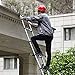 Produktbild teleskopleiter ausziehleiter Teleskop-Trittleiter 10 12,5 15 16 18 20 Fuß, Faltbare hängende Teleskop-Verlängerungsleiter mit Balance-Stange, für Zuhause, Büro, Outdoor, Dach, Garten, Campin