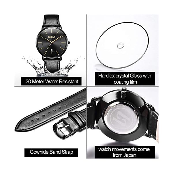 OLEVS Waterproof Minimalist Watch for Men - Image 4