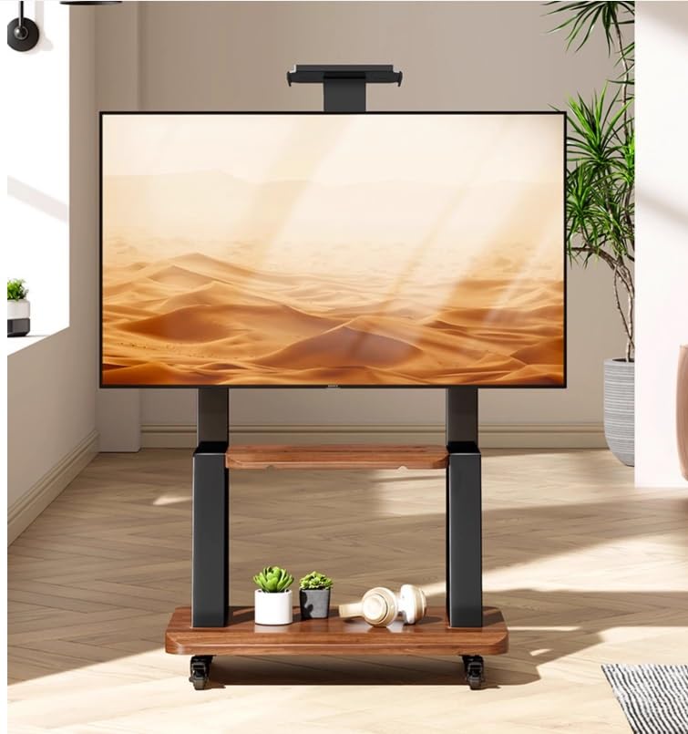 Soporte Universal para TV Ajustable con Ruedas para 32" a 80" miniatura 7