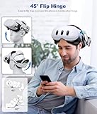 Lightweight Battery Head Strap for Quest 2/Quest 3/Quest 3S, Magnetic Battery Pack for Extra 2-3H Playtime, LED Digital Display, with Magnetic Charging Dock (One Battery) - Image 4