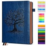 PAIBAS Lined Journal Notebook with 300 Page Numbered Pages, Vintage Leather