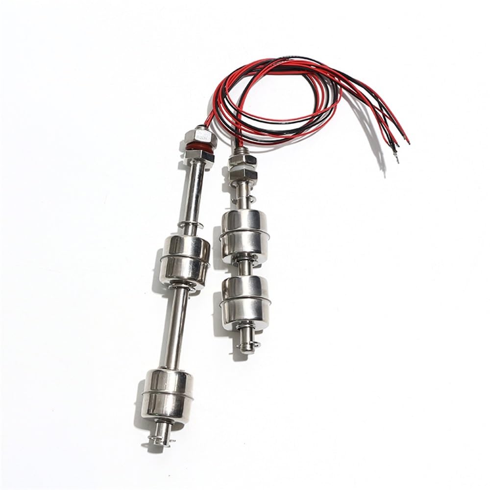 Interruptor de flotador de acero inoxidable 304 de doble bola, 240 V CA/200 V CC, M10, controlador de nivel de agua no ajustable, 1 pieza(900MM)