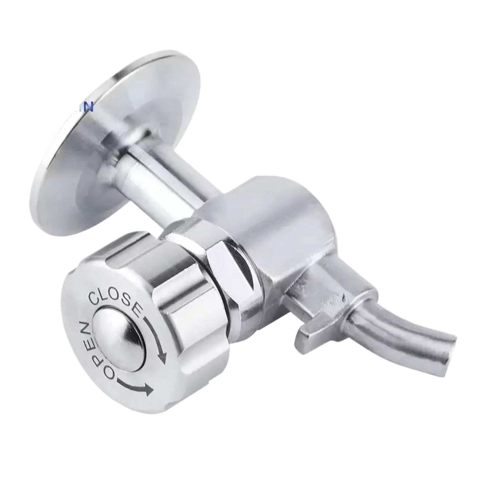 BALYDLUL 304/316L stainless steel sampling valve sample valve clamp brewing sampling valve homemade conical fermentat(SS304 TC50.5mm)